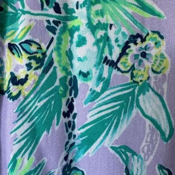 Lilly Pulitzer Sleeveless Lilac It's Impawsible Jackie Shift Mini Dress Size XS - Picture 11 of 11